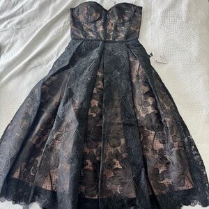 NADINE MERABI OLIVIA BLACK DRESS - SIZE SMALL BRAND NEW DRESS WITH BOX AND TAGS